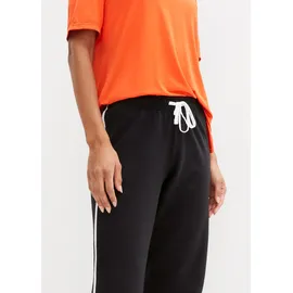 bonprix Sweathose Loose Fit Schwarz 3XL