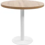 Bistrotisch Hellbraun 80 cm MDF - Braun