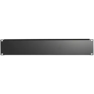 MUSIC STORE, 19" Rackblende, 2HE Stahl, Verblendung für Racks, Schwarz