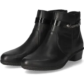 Rieker Damen Klassische Stiefeletten Y0783, Frauen Stiefeletten,übergangsschuhe,Stiefel,Bootee,Booties,halbstiefel,schwarz (00),38 EU / 5 UK
