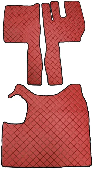 Floor mats, red for Volvo FH13 2010-2012