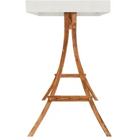 vidaXL Schaukelgestell Creme 3-Sitzer