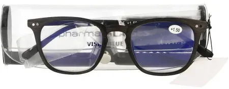 Pharmalens Pharmaglasses Visionblue PC02 Lesebrille +1.50 Braun 1 Paar