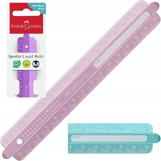 Faber-Castell Lineal 15 cm bruchsicher Sparkle