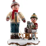 Hubrig Volkskunst Winterkinder Beste Freunde - 8 cm