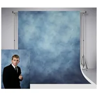 Luxuskollektion Blauer Fotografie-Hintergrund 3x6m Porträt Baby Leinwand