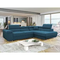 Mirjan24 Ecksofa Torezio Cord, Stilvoll Eckcouch mit Bettkasten und