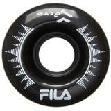 FILA SKATES Roller Wheels Unisex Kinder Rollschuhe, Unisex Kinder, 60751032, Schwarz, 54mm