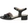 CAPRICE Women Sandals für Damen, schwarz, Größe 39 EU / 6 UK