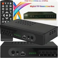 Retoo DVB-T2 Receiver mit HDMI Full HD 1080p, Digital Empfänger mit H.265 HEVC, Kabel-Receiver mit USB, Mediaplayer mit PVR, SCART, Terrestrischer Decoder, Fernbedienung, Schwarz