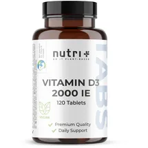 Nutri + Vitamin D3 Tabletten 2000 IE 120 St.