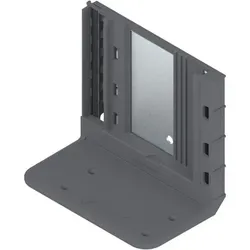 SERVO-DRIVE Aufnahmewinkel für 2 Antriebseinheiten, mit Kabel (Kabelüberstand 800 mm), R737staubgr./verzin.