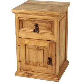 MiaMöbel Nachtschrank Mexico 40 x 38 x 59 cm Weiß