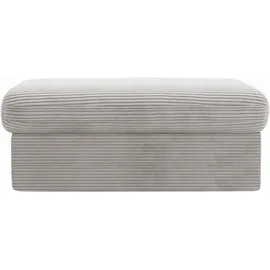 sit&more Polsterhocker Moreno 90 x 43 x 60 cm Grau