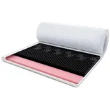 Fdm Topper 80x200 cm Matratzenauflage mit HR-Schaum Visco-Schaum Höhe ca. 7 cm H3 mit waschbarem Premium Bezug