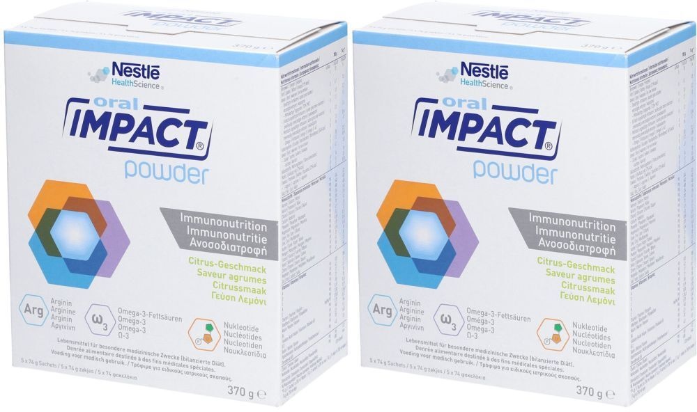 Nestle Health Science Oral Impact Powder Zitrone