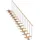 DOLLE Mittelholmtreppe Cork 75-79 cm Holz/Metall Perlgrau