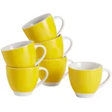 VAN WELL Tasse Vario 0,2 l Gelb 6 St.