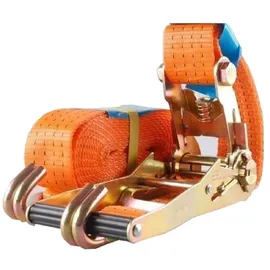 Baumarktplus Profi Ratschen Spanngurt Spanngurte Zurrgurt 2-tlg 6m 4t 4to 4000kg TÜV/GS ORANGE