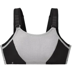 GLAMORISE Sport-BH mit variablem Halt - Schwarz 95H Damen 