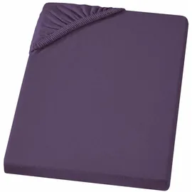 Carpe Sonno Spannbettlaken Jersey 90 x 200 - 100 x 200 - 140 x 200 - 160 x 200 - 180 x 200 - 200 x 200 cm lila
