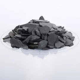 Schicker Mineral Schiefer Ziersplitt 20-40 mm 25 kg Schwarz