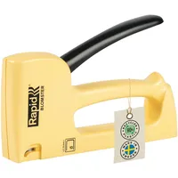 Rapid Handtacker R13 Blomster, Tacker für Holz und Leinwand, Leicht, Klein und Handlich, für Klammern Typ 13, 4-10mm