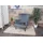 MCW Lounge-Sessel MCW-K37 Samt 280 g/m2 75 x 80 x 80 cm Grau