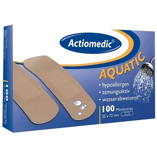 Actiomedic Actiomedic® AQUATIC Pflasterstrips 25 x 72 mm Pack à 100 Stück