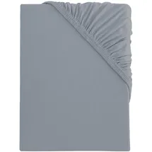 s.Oliver Spannbettlaken Baumwolle-Jersey 140 x 200 - 160 x 200 cm grau