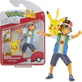 Jazwares Pokémon - Battle Feature Figure Ash & Pikachu