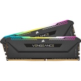 Corsair Vengeance RGB PRO SL schwarz DIMM Kit 32GB, DDR4-3200, CL16-20-20-38 (CMH32GX4M2E3200C16)