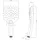 Aqva Zone AqvaZone AqvaShower Handbrause 035502500 weiß/chrom, 3-strahlig