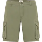!Solid Cargoshorts SOLID "Cargoshorts SDKarim", Herren, Gr. 3XL, N-Gr, grün (dusty olive), Obermaterial: 99% Baumwolle CO. 1% Elasthan EL., Hosen