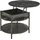 [en.casa] Kandas Schwarz Marmoroptik 70 x 49 cm
