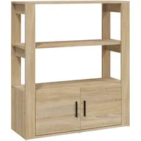 VidaXL Sideboard Sonoma-Eiche 80x30x90 cm Holzwerkstoff