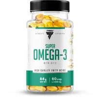Trec Nutrition Super Omega 3 essentielle Fettsäure Supplement Vitamine Mineralien Diät Ernährung Sport 60 Kapseln