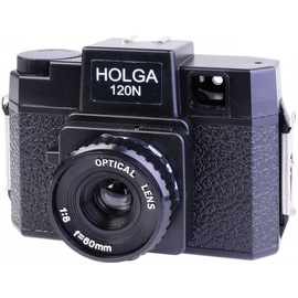 Holga 120N Mittelformatkamera, schwarz
