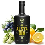 Alsta Gin Naturtrüb – Frische Zitrone & Hopfen, Handcrafted Gin aus Hamburg | 45% Vol | 500ml