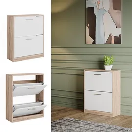 Vicco Gizmo 59 x 73 x 22 cm 2 Schubladen weiß / weiß