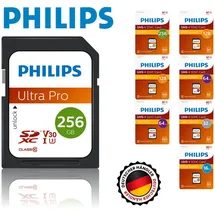 Philips SDXC Pro Speed 64GB Class 10 UHS-I V30