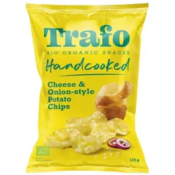 Trafo Handcooked Chips Käse Zwiebel bio
