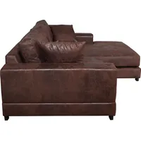 XXL Ecksofa "LAZY" in Vintage-Leder Look