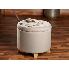 Echtwerk Sitzhocker “Mary“, mit Stauraum,