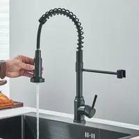 Wasserhahn Küche, Küchenarmatur mit Herunterziehen Brause Armatur Mischbatterie