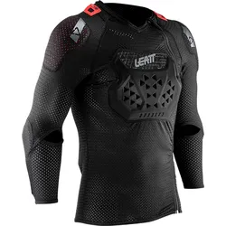 Leatt Airflex, Protektorenshirt langärmalig - Schwarz/Rot - M