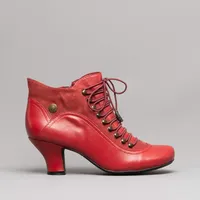 Hush Puppies Vivianna, Damen Kurzschaft Stiefel, Rot, 37 EU - 37 EU