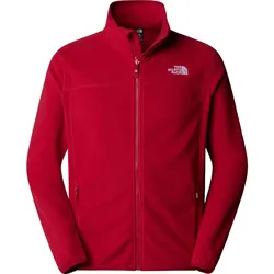 The North Face Mens 100 Glacier Full Zip garnet red (3RO) S
