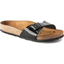 Birkenstock Madrid Birko-Flor Lack schmal schwarz lack 38