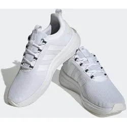 Sneaker ADIDAS SPORTSWEAR "RACER TR23", Gr. 45, weiß (cloud weiß, cloud weiß, grau six), Textil, Synthetik, sportlich, Schuhe, Design auf den Spuren des adidas NMD